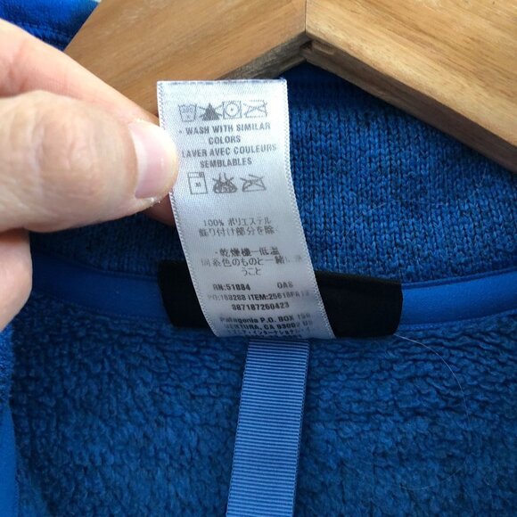 PATAGONIA Women's Better Sweater 1/4-Zip Fleece Pullover Size Small - Picture 8 of 10